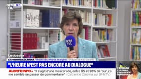 Catherine Colonna annonce qu'elle supervisera demain, à Marseille, le "départ d'un bateau pour l'Ukraine"