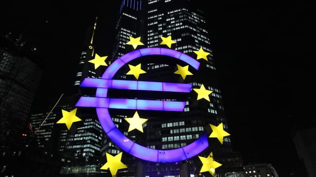 Le bâtiment de la Banque centrale européenne à Francfort en Allemagne.