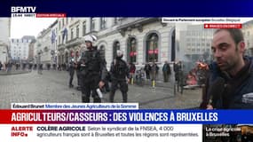 Colère agricole: "La mobilisation est entachée par les casseurs", assure ce membre des Jeunes Agriculteurs de la Somme