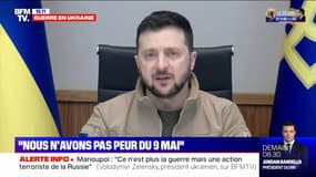 Volodymyr Zelensky: "Nous n'avons pas peur du 9 mai", le "Jour de la Victoire" en Russie