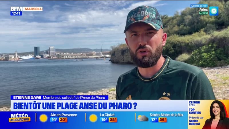 Marseille: ils souhaitent l'aménagement d'une plage à l'Anse du Pharo