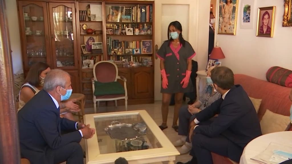 Emmanuel Macron à Toulon, le 4 août 2020.