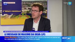 Nicolas Mayer-Rossignol, maire (PS) de Rouen, réagit à un message du candidat LFI Maxime Da Silva