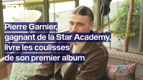 Pierre Garnier, gagnant de la Star Academy, livre les coulisses de son premier album