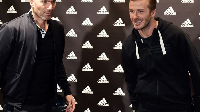 Zinedine Zidane et David Beckham