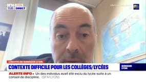 Lyon : "Cet exemple montre la difficulté croissante d'un certain nombre de jeunes d'accepter qu'on leur dise non", explique Gérard Heinz