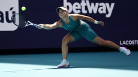 Bianca Andreescu lors du Tournoi de Miami 2023.