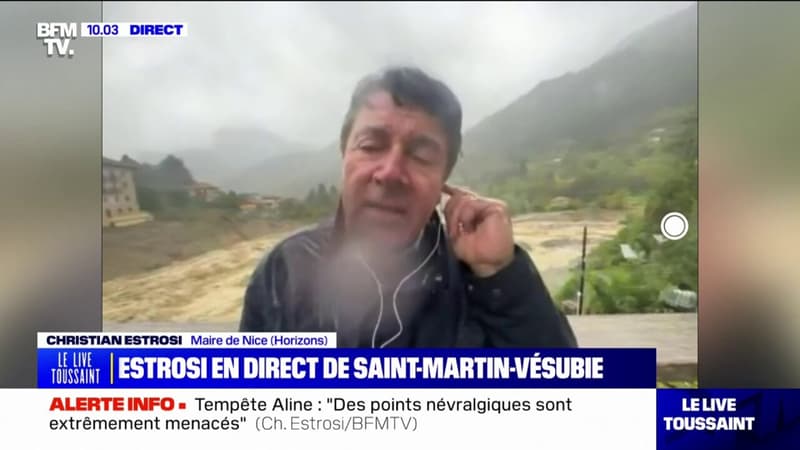 Alpes-Maritimes: depuis Saint-Martin-Vésubie, Christian Estrosi affirme que 