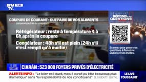 Si le courant est coupé depuis 24h, faut-il jeter ce qu'il y a dans le frigo et le congélateur? BFMTV répond à vos questions