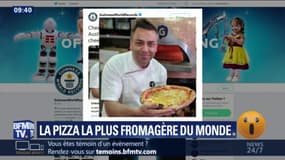 Ce chef bat un record du monde avec une pizza 154 fromages 