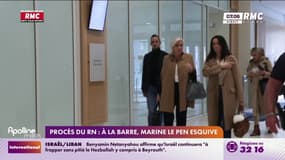 Procès du RN: à la barre, Marine Le Pen esquive 