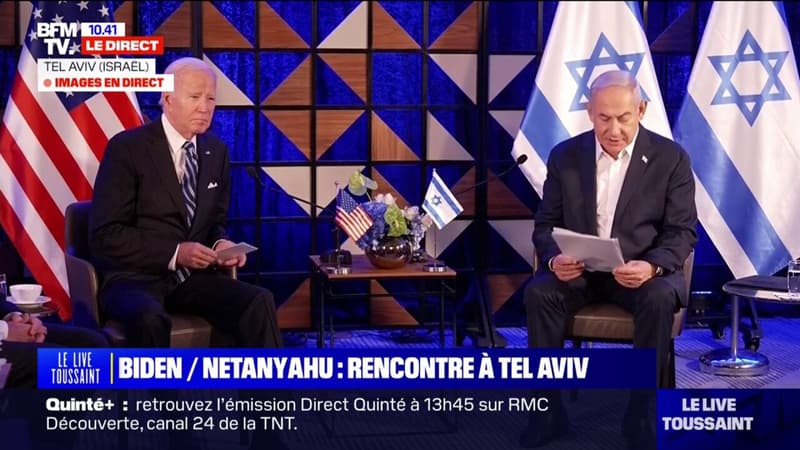 Benjamin Netanyahu à Joe Biden: 