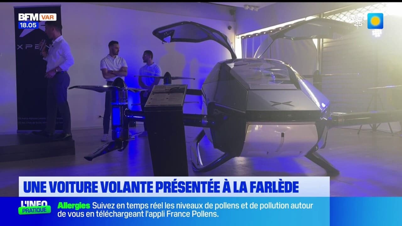Un prototype de voiture volante présenté à La Farlède