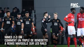 Nîmes 2-3 OM: Comment un triplé de Benedetto a remis Marseille sur les rails