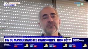 Fin du masque dans les transports: Bruno Mégarbane, chef du service de réanimation à l’hôpital Lariboisière estime que "l'immunité collective de la population est suffisante"