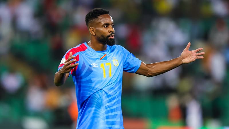 Cédric Bakambu lors de RD Congo-Guinée (2-0, CAN), le 2 février 2024