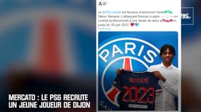 Mercato : Le PSG recrute un jeune joueur de Dijon