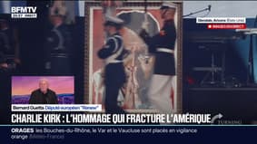 Hommage à Charlie Kirk: "Aux États-Unis, on parle surtout de l'offensive de Donald Trump contre la démocratie américaine", observe Bernard Guetta, député européen (Renew)