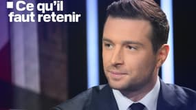 Le président du Rassemblement national Jordan Bardella sur BFMTV le 5 novembre 2025.