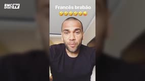 PSG: Dani Alves s’essaie au français (avec un superbe accent)
