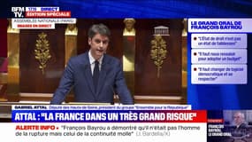 Gabriel Attal (Ensemble):  "La France est dans une période à très grand risque" 
