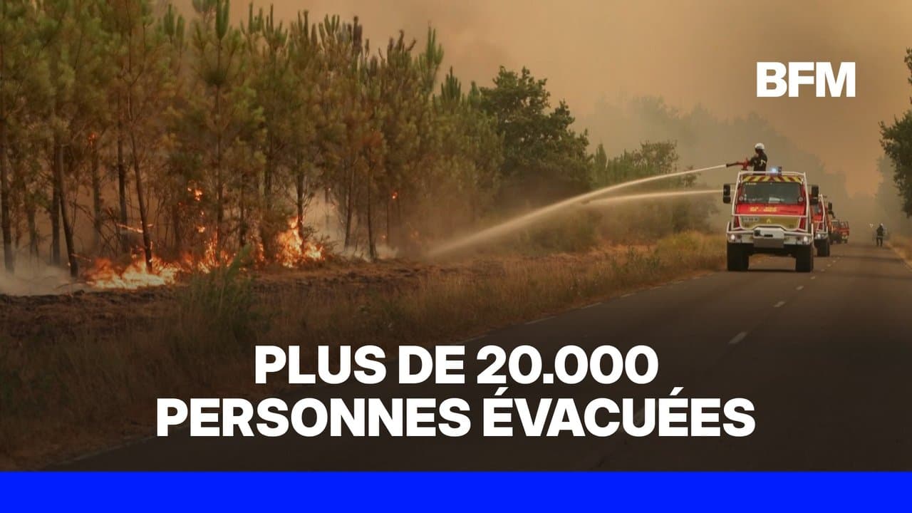 Incendie en Gironde: le feu a parcouru au moins 3.400 hectares