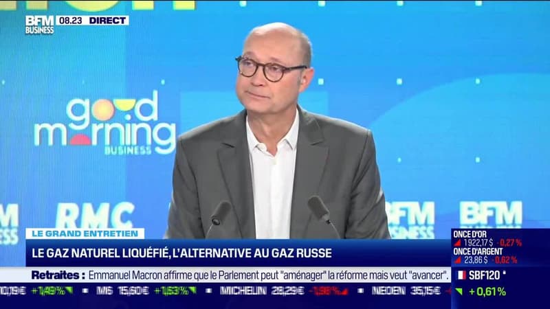 Thierry Trouvé (GRTgaz) : Jamais la France n'a eu des stocks de gaz aussi pleins - 23/01