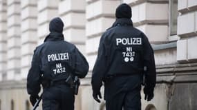 Deux policiers allemands (photo d'illustration)