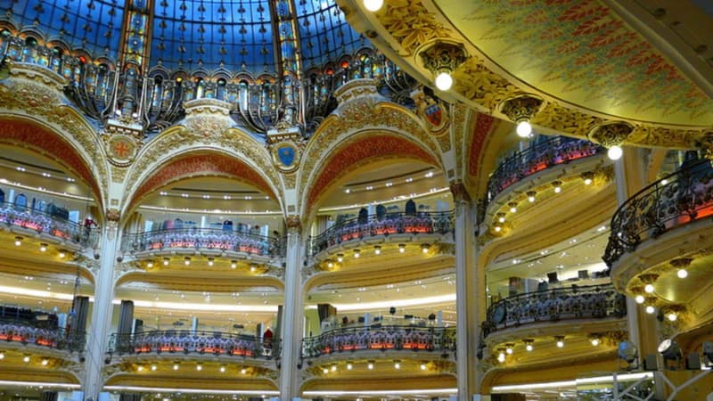 Les Galeries Lafayette tablent sur des ventes en hausse de 5 à 10% grâce à l'ouverture le dimanche. 