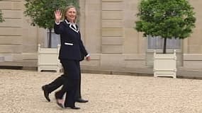 Hillary Clinton à l'Elysée, en juillet dernier