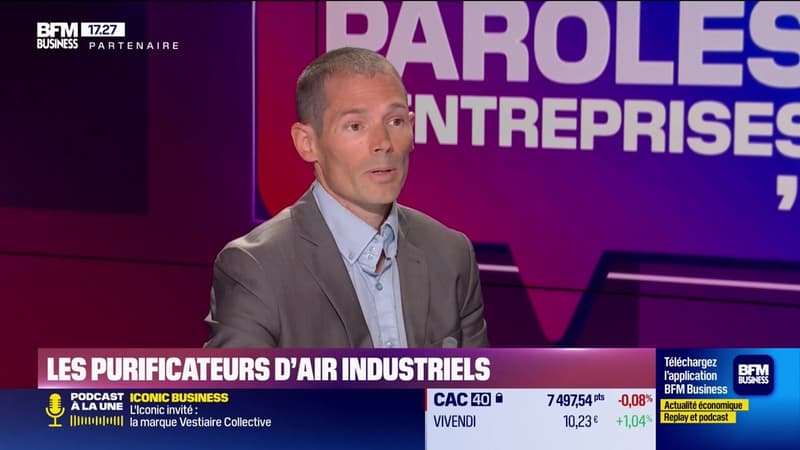 Alexandre Cueff (Clean Air Solutions France) : Les purificateurs d'air industriels - 26/10