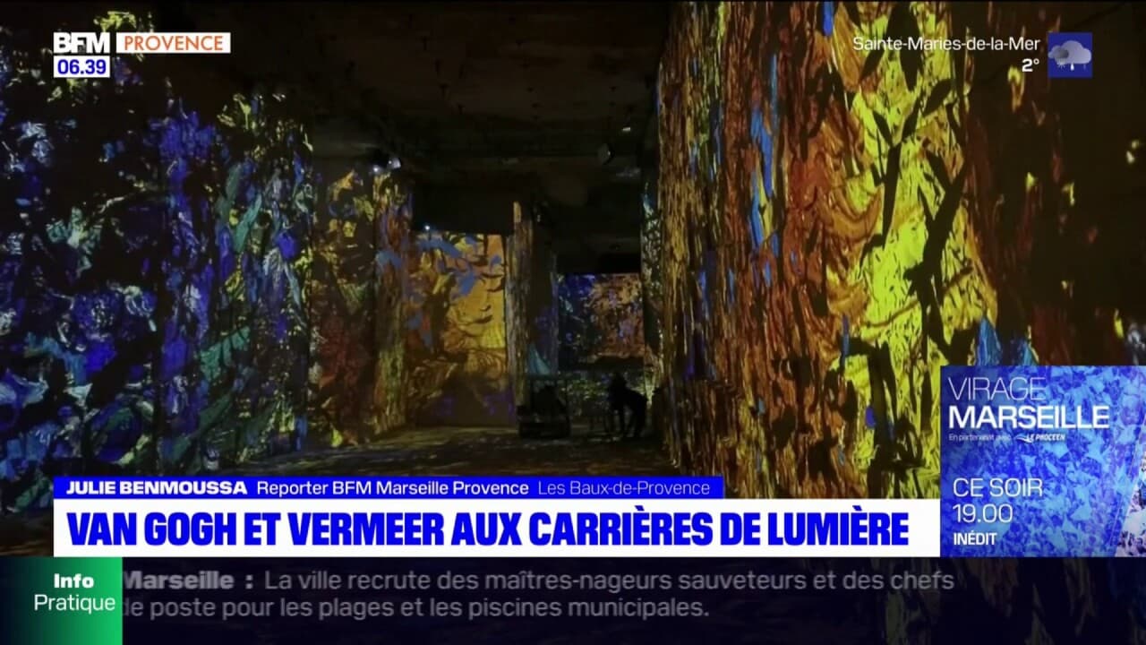 Carrières de lumière une exposition immersive de Vermeer à Van Gogh