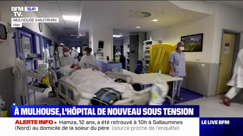 Covid-19: l'hôpital de Mulhouse de nouveau sous tension