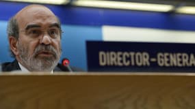 Jose Graziano Da Silva s'exprime après sa réélection à la tête de l'organisation de l'Onu pour l'alimentation et l'agriculture (FAO)