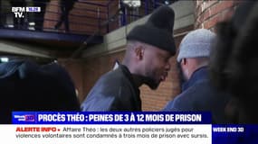 Affaire Théo: le policier auteur du coup de matraque qui a grièvement blessé le jeune homme à l'anus en 2017 condamné à un an de prison avec sursis