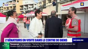 Giens: deux sénateurs en visite au centre où sont hébergés les migrants secourus par l'Ocean Viking