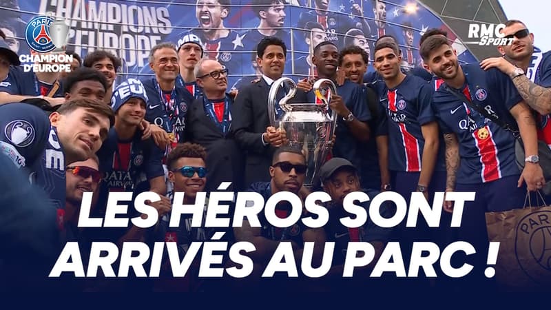 Le PSG champion d'Europe : Les héros sont arrivés au Parc