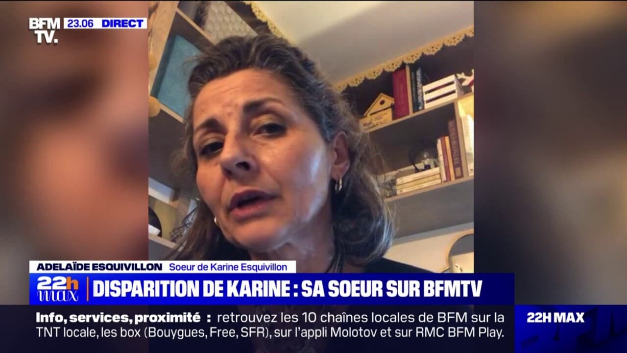 Disparition de Karine Esquivillon "Partir comme ça, pour moi, ça n