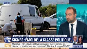 Mort du maire de Signes: Sébastien Lecornu se dit "ému et assez en colère de ce drame"
