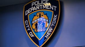 Le logo de la New York Police Department, le 15 décembre 2021 (photo d'illustration).