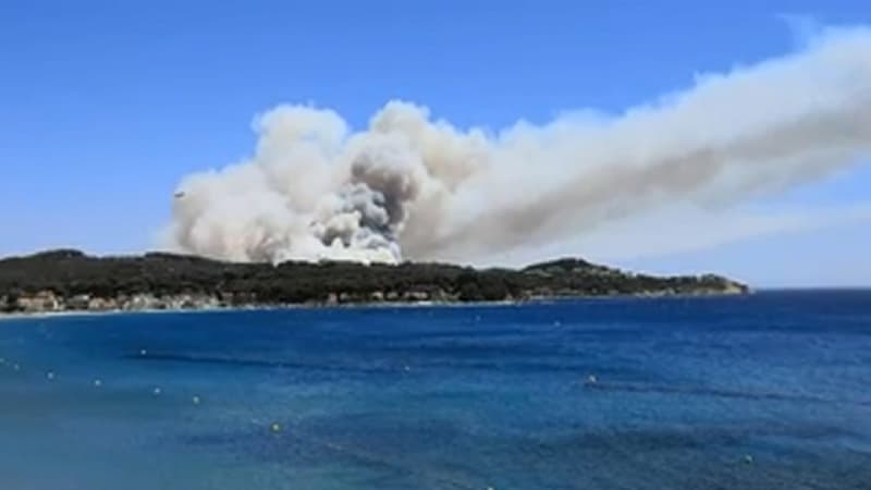 le massif en feu