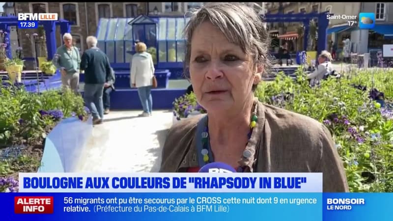 Boulogne-sur-Mer: le jardin de la vieille ville aux couleurs de Rhapsody in Blue