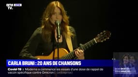 Carla Bruni a fêté ses 20 ans de chansons