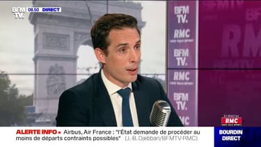 Jean-Baptiste Djebbari, secrétaire d'État chargé des Transports était l'invité de Jean-Jacques Bourdin pour BFMTV et RMC ce mercredi.