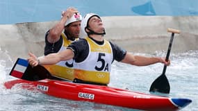 Les Français Gauthier Klauss et Matthieu Péché ont échoué jeudi au pied du podium de la finale du slalom en canoë biplace des Jeux olympiques de Londres, sans parvenir à offrir au canoë-kayak tricolore une deuxième médaille après le triomphe de Tony Estan