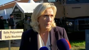 Marine Le Pen à Versailles, le 14 octobre 2021