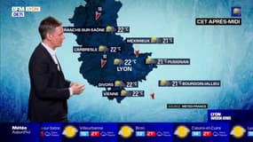 🌤 Quelques orages ce samedi matin, jusqu'à 22°C à Lyon