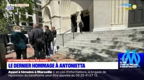 Immeubles effondrés à Marseille: le dernier hommage à Antonietta