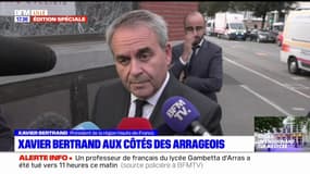 Attaque à Arras: Xavier Bertrand aux côtés des Arrageois