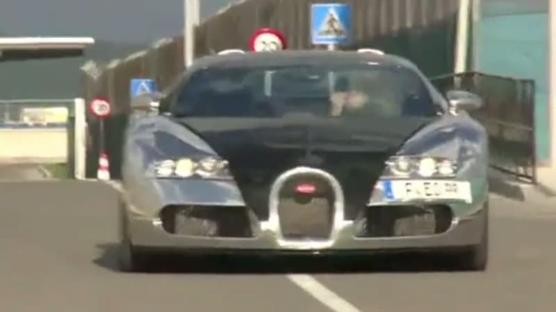 Benzema au volant de la voiture la plus rapide du monde